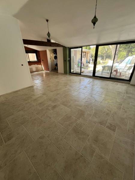 sol travertin, carrelage